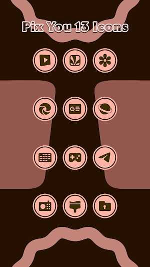 Pix You 13 Pale Rose Icons Screenshot 2