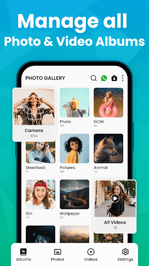 Gallery - Photos & Videos App Screenshot 1