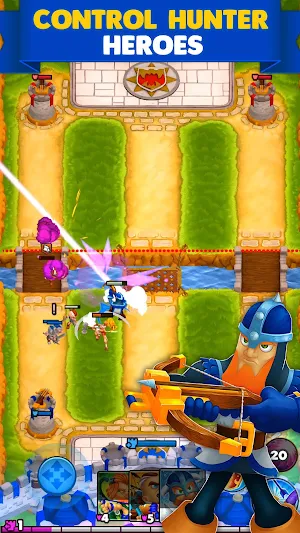 Hunters War: PvP MOBA Royale Game Screenshot 1