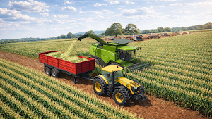 US Farming Tractor Game 3D Screenshot 3