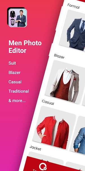 Men Photo Editor : Suit Editor Screenshot 0