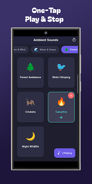 Ambient Sounds - Relax & Sleep Screenshot 1