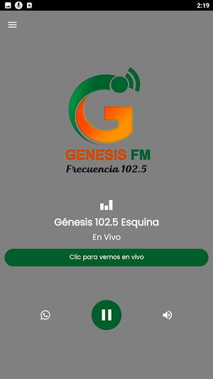 Génesis 102.5 Esquina Screenshot 1