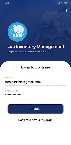Lab Inventory Managment Screenshot 1