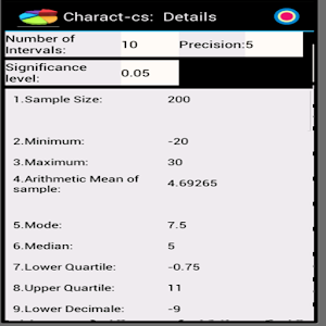 Applied Statistics for Android Screenshot 2