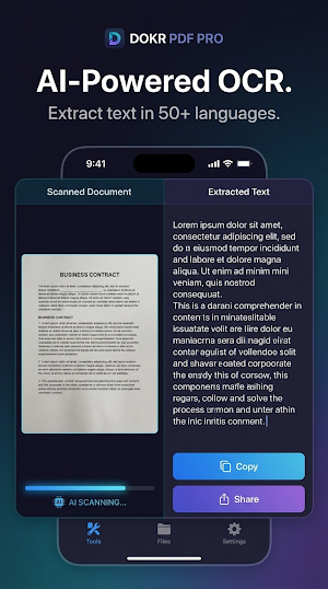 DOKR: PDF Scanner & Tools Screenshot 2