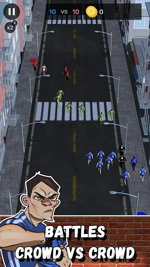 Street Battle Simulator - autobattler offline game Screenshot 0