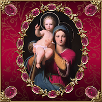 Virgin Mary Crimson Go Locker theme