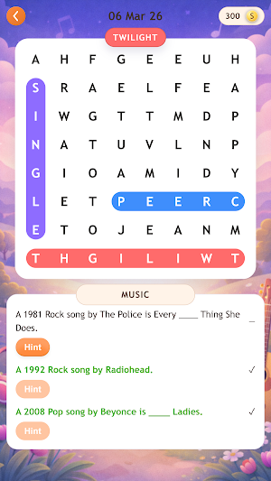 Word Search Quiz: Brain Puzzle Screenshot 3