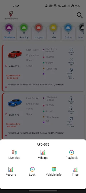 IOT TRACKER Screenshot 2