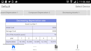 Depreciation Schedule Screenshot 0