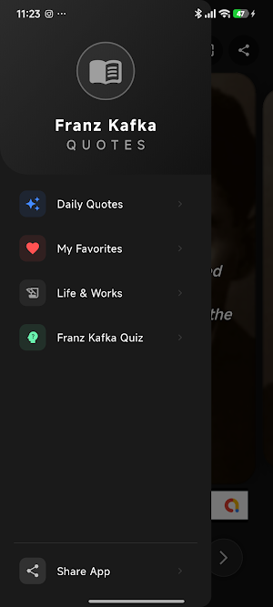 Franz Kafka Quotes Screenshot 1