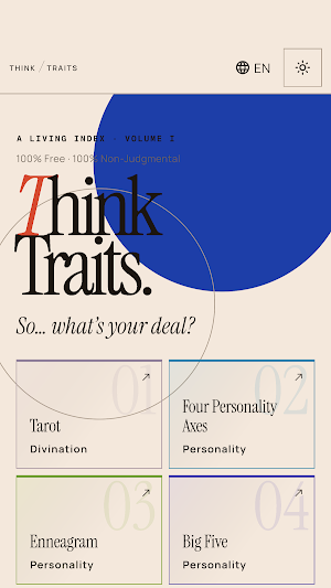 Think Traits: Quizzes & Games Screenshot 0