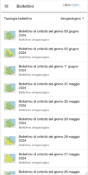 Allarmeteo Screenshot 1