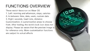 Dark Aurora Green For Wear OS Screenshot 2