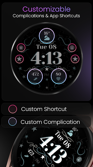 Western Elegant Watch Face Screenshot 3