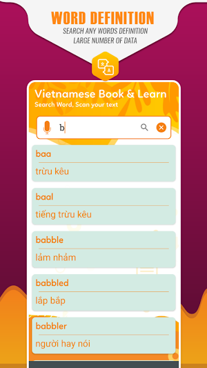 English to Vietnamese Translator & Dictionary Screenshot 1