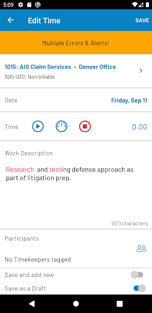 iTimekeep Screenshot 3