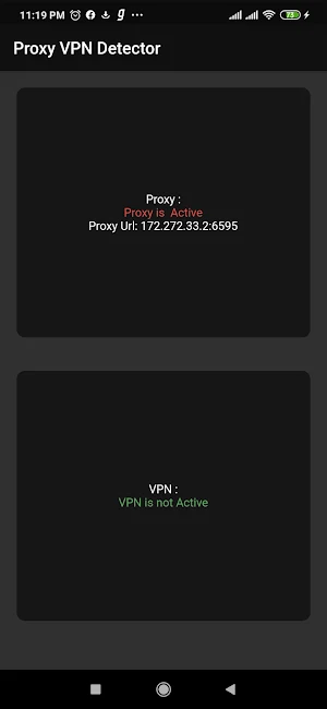Proxy VPN Detector Screenshot 2