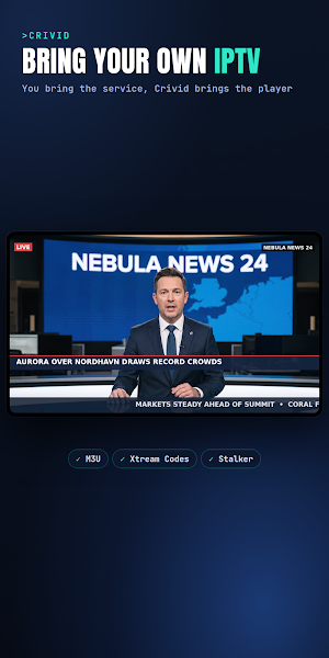 Crivid IPTV Player Screenshot 0