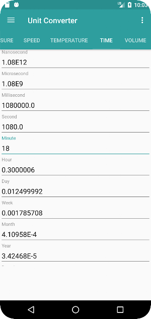 Unit Converter Screenshot 1