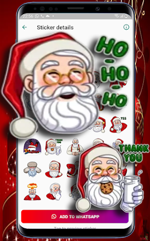 wasticker santa claus 2024 Screenshot 0