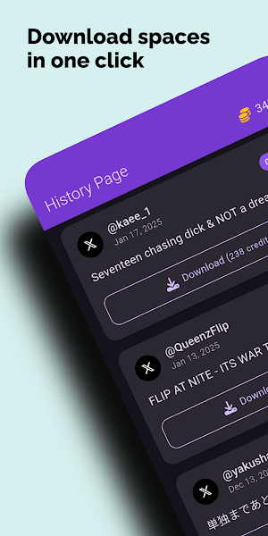 Spaces Audio Downloader Screenshot 0