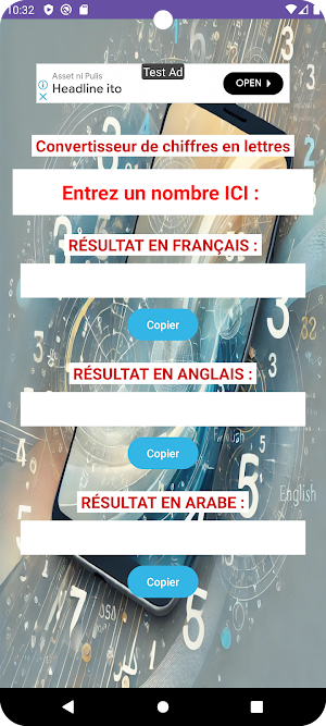 chiffres en lettres Screenshot 0