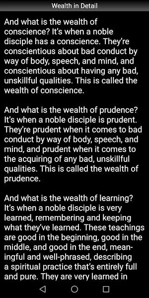 Wealth in Detail - Buddhism Screenshot 2