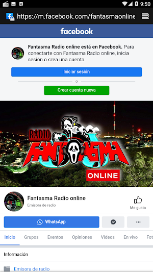 Fantasma Radio Online Screenshot 3
