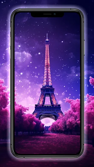 Aesthetic Purple Wallpaper Screenshot 0