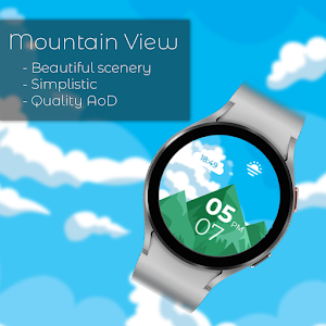 Mountain Watch Face F02-12H Screenshot 2