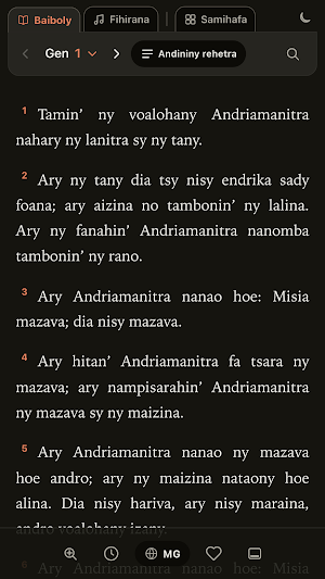 Baiboly Plus: Bible & Hymns Screenshot 0