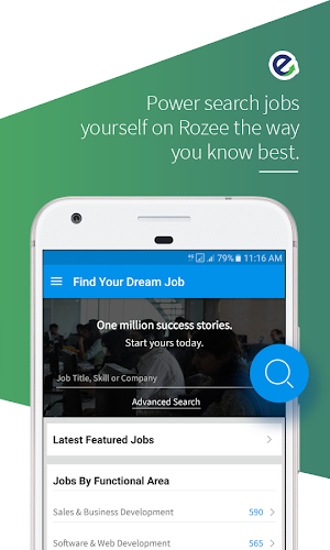 Rozee Job Search Screenshot 1