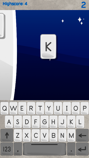 Letters Run - Fast Texting Screenshot 1