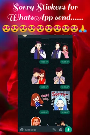 Sorry Sticker For Whatsapp Screenshot 2