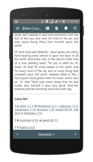 Bible Cross References Screenshot 1