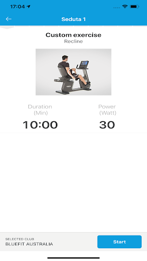 BlueFit Health Club Screenshot 3