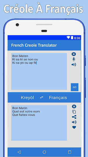 French Creole Translator Screenshot 3