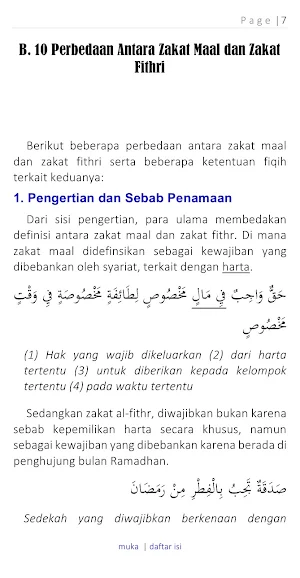 10 Perbedaan Zakat Maal, Fithr Screenshot 2