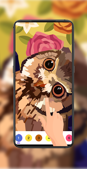 Owl & Flower:Color Master Coloring Book Package Screenshot 0