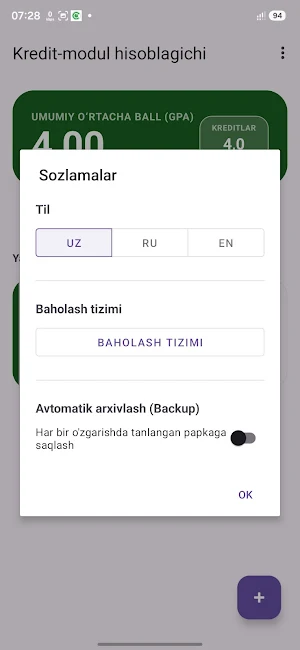 Kredit-modul hisoblagichi Screenshot 3