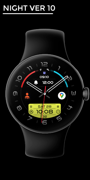 Night ver 10 - watch face Screenshot 0