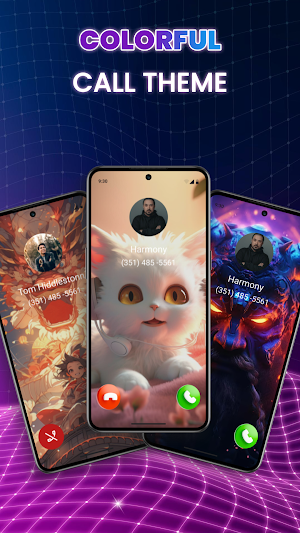 Color call themes: Color phone Screenshot 1
