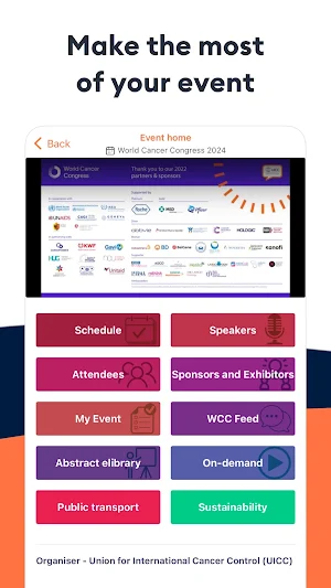 UICC Events Screenshot 1