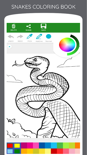 Snake Coloring Book Screenshot 0