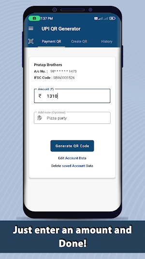 UPI QR Code Generator Screenshot 3
