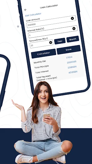 CashLoan - EMI Loan Calculator Screenshot 3