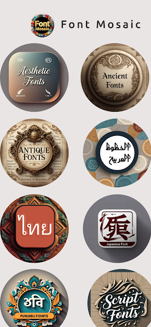Font Mosaic Screenshot 1