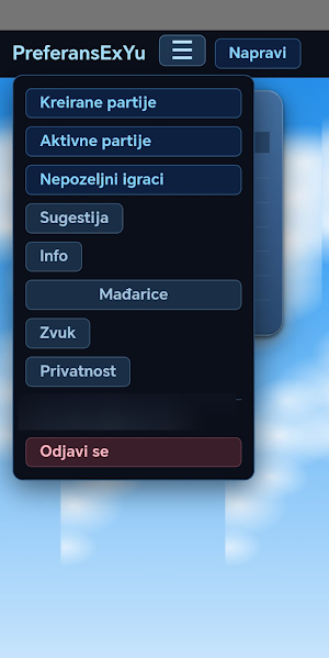 Preferans EX-YU Screenshot 1